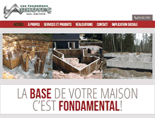 Tablet Screenshot of fondationarkotec.com
